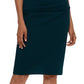 Betsy & Adam Women's Mesh Sleeve Sheath Dress Green Size 8