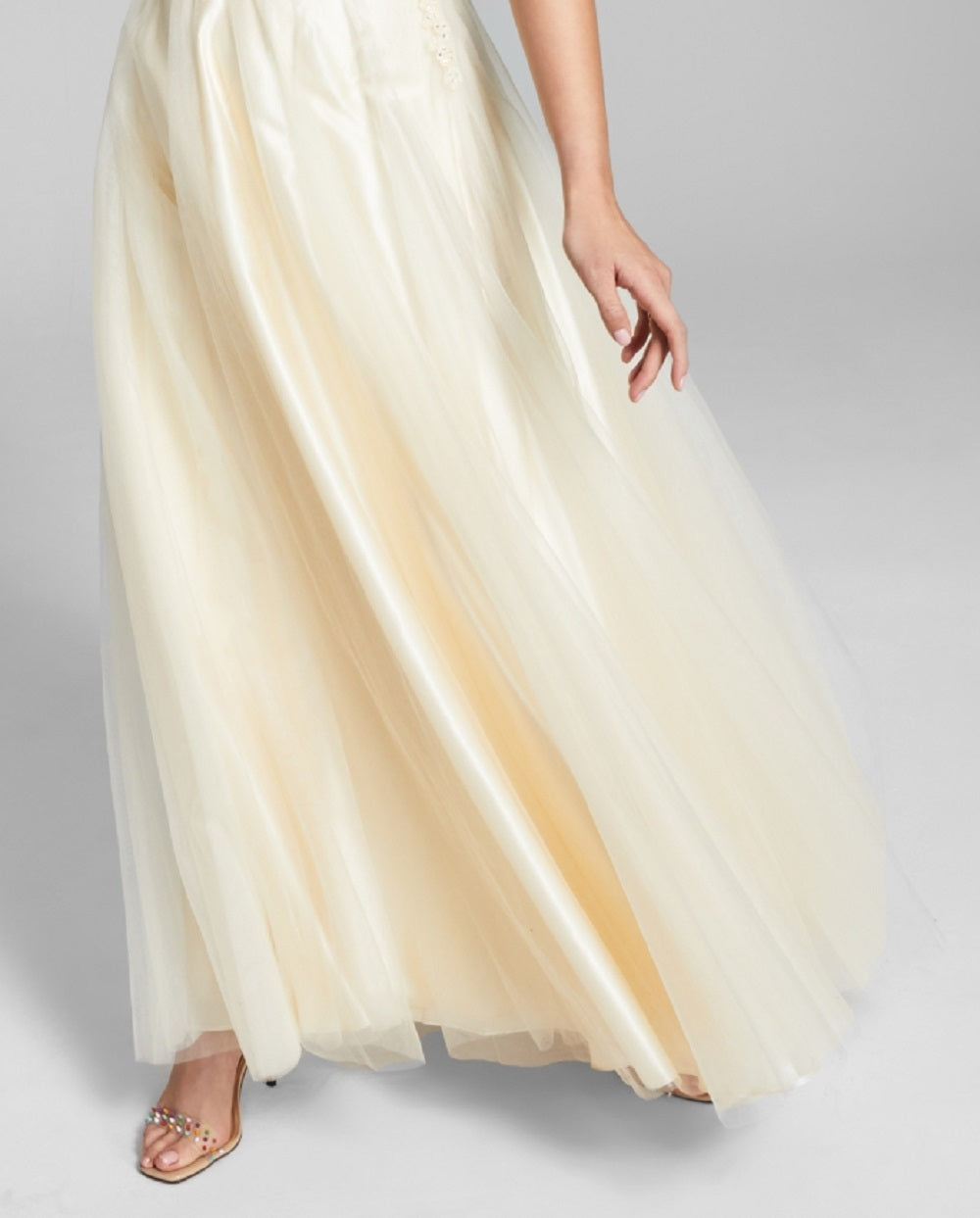 Blondie Nites Junior's Corset Gown Yellow Size 1