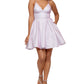 Betsy & Adam Women's Galaxy Fit & Flare Party Dress Blue Size 8