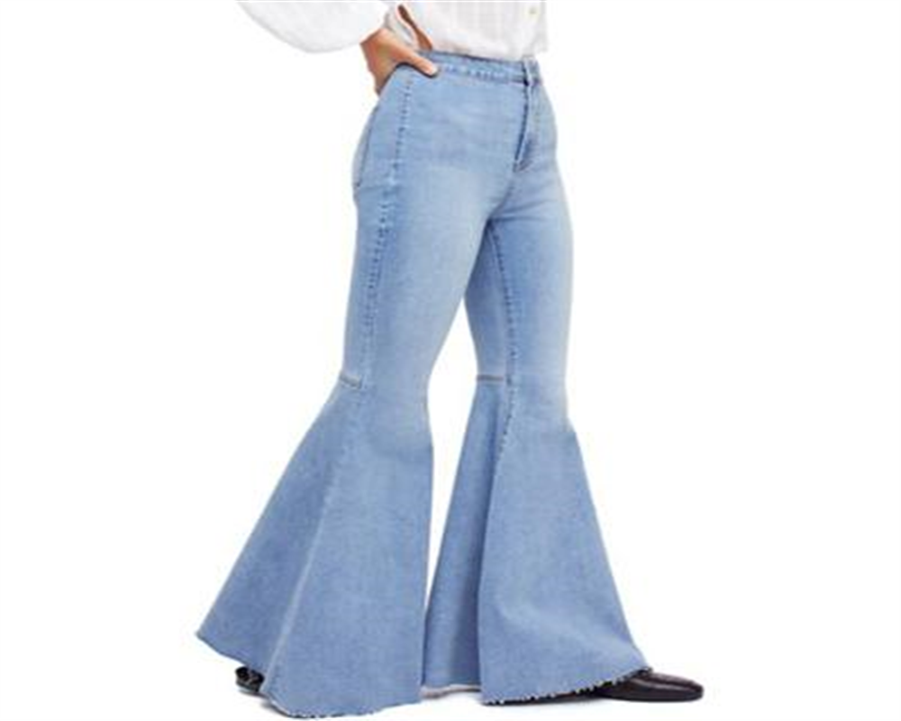 Free People Women's Just Float On Flare Jeans Blue Size 31