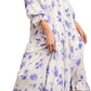 Free People Women's Feeling Groovy Long Sleeve Midi Dress White Size X-Small