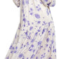 Free People Women's Feeling Groovy Long Sleeve Midi Dress White Size X-Small