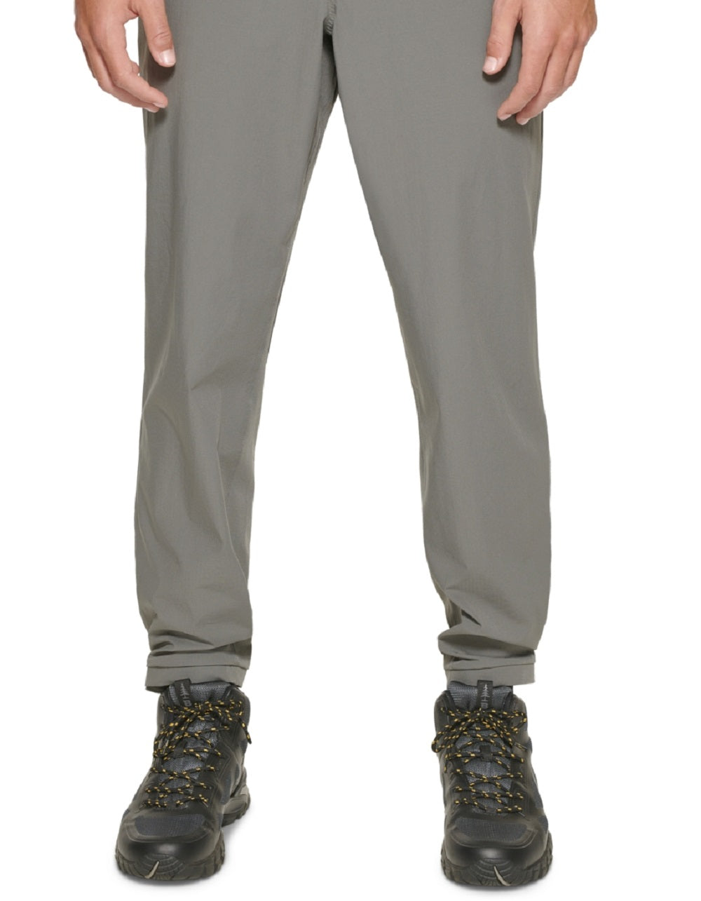 Bass Outdoor Men's Performance Zipper Pocket Ankle Pants Gray Size Large