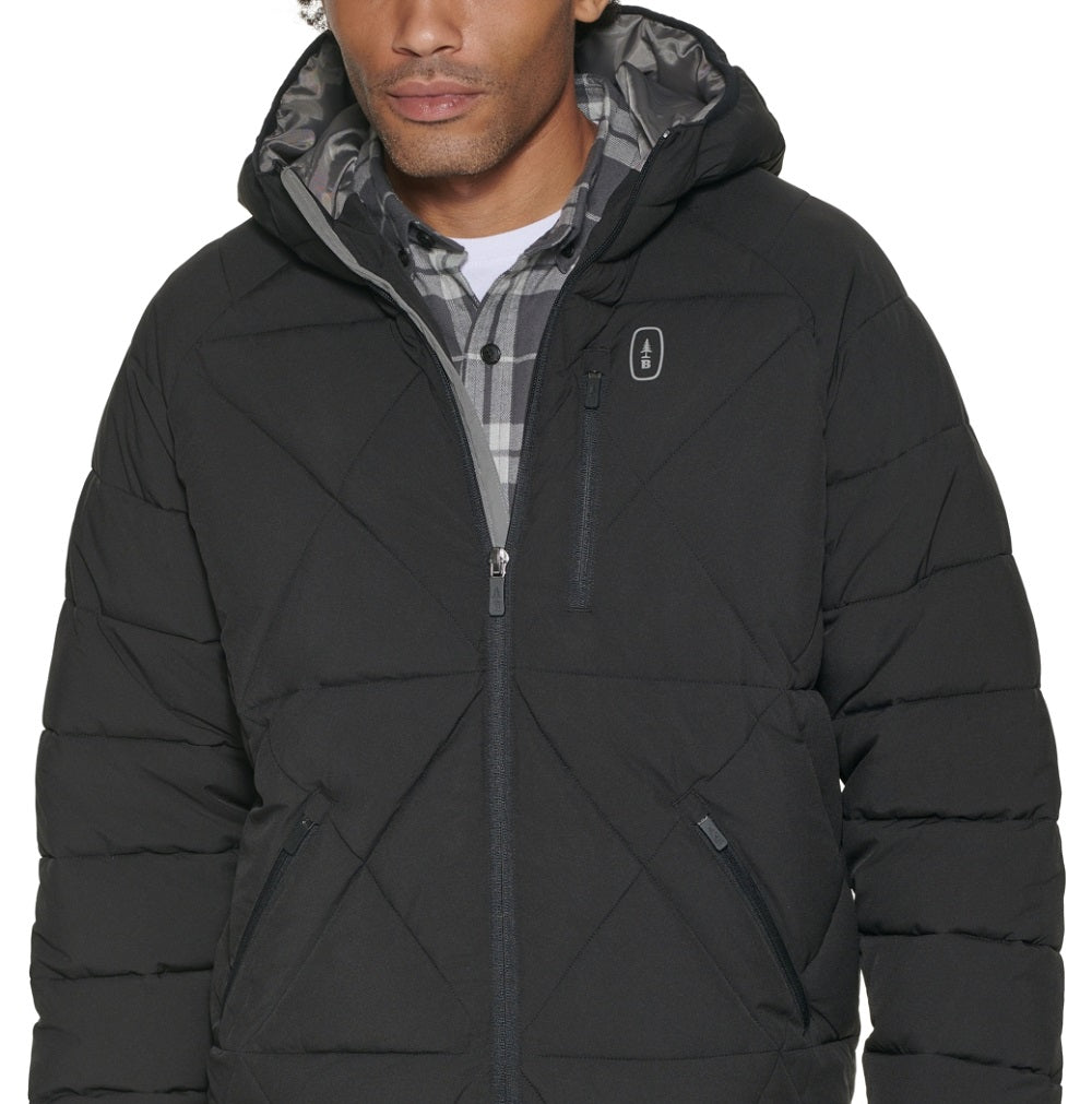 Bass Outdoor Men's Glacier Hiking Jacket Black Size Large