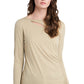 Vince Camuto Women's Sparkle Jersey Cutout Top Yellow Size Medium