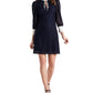 Riley & Rae Leyla Lace Dress Preppy Navy Blue Size L