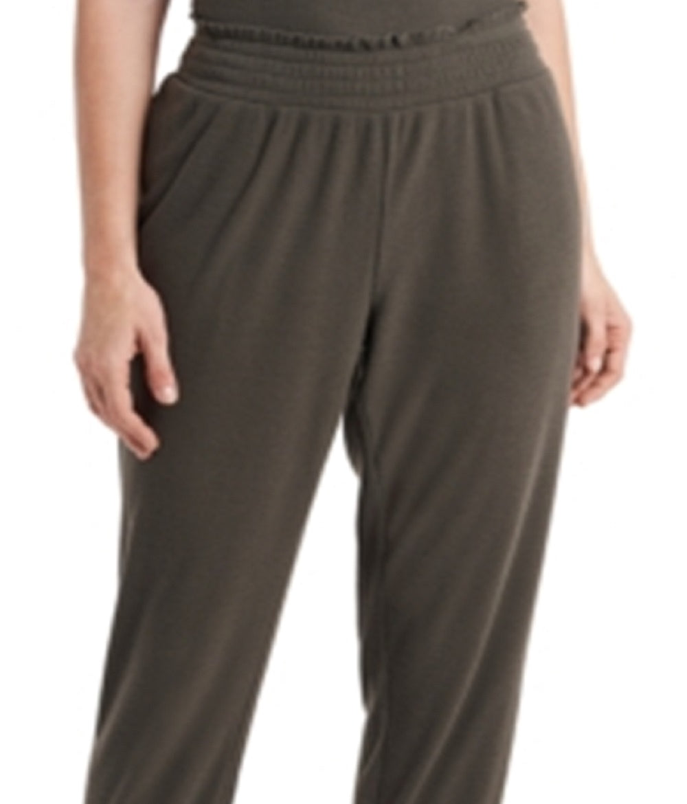 1.STATE Women's Smocked Joggers Green Size Small