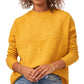 Vince Camuto Women's Center Seam Crewneck Sweater Yellow Size X-Small