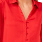 Vince Camuto Women's Button Up Shirt Red Size Small