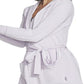 Skechers Women's Golounge Everyday Belted Hoodie Purple