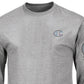 Champion Men's Graphic Logo Long Sleeve T-Shirt Gray Size Medium