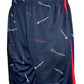 Champion Men's Allover Classic Logo Taped Mesh Shorts Blue Size XX-Large