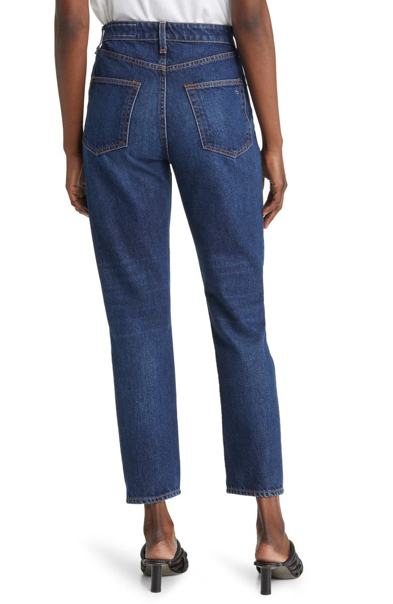 Rag & Bone Women's Nina High Waist Ankle Jeans Blue Size 26