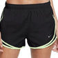 Nike Women's Dri Fit Solid Tempo Running Shorts Black Size Large