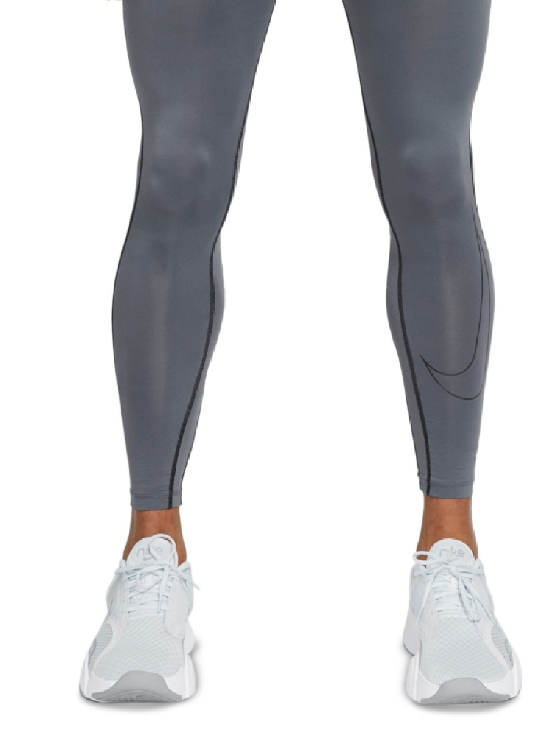 Nike Men's Pro Dri Fit Training Tights Gray Size Medium