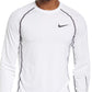 Nike Men's Pro Dri Fit Performance Slim Fit T-Shirt White Size Large