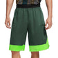 Nike Men's Dri FIT 10 Durasheen Basketball Workout Shorts Green Size Medium