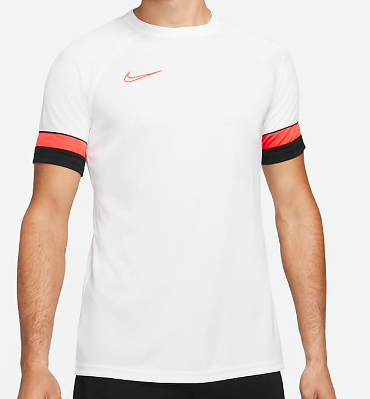 नाइके पुरुषों की सॉकर अकादमी Dri-FIT टी-शर्ट सफ़ेद साइज़ स्मॉल