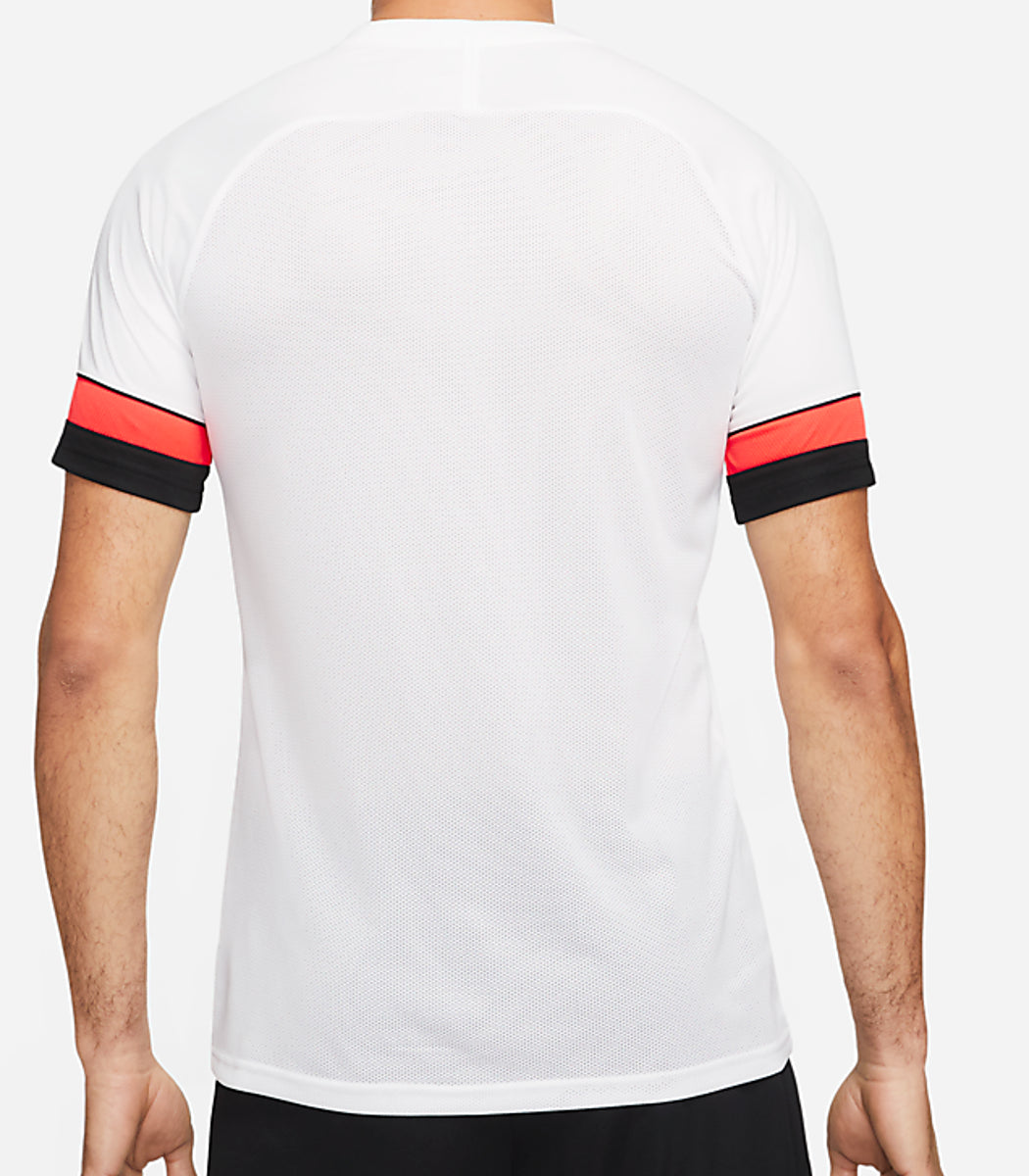 नाइके पुरुषों की सॉकर अकादमी Dri-FIT टी-शर्ट सफ़ेद साइज़ स्मॉल