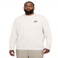 Nike Men's Big & Tall Club Sweatshirt Brown Size L