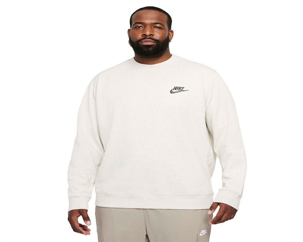Nike Men's Big & Tall Club Sweatshirt Brown Size L
