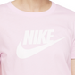 Nike Women's Sportswear Cotton Logo T-Shirt Pink Size X-Large