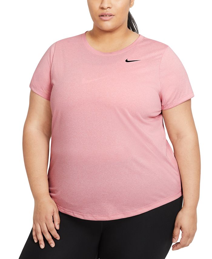 Nike Women's Dry Legend Training Top Red Size 1X