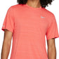 Nike Men's Dri Fit Miler T-Shirt Orange Size Medium