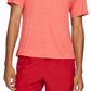 Nike Men's Dri Fit Miler T-Shirt Orange Size Medium