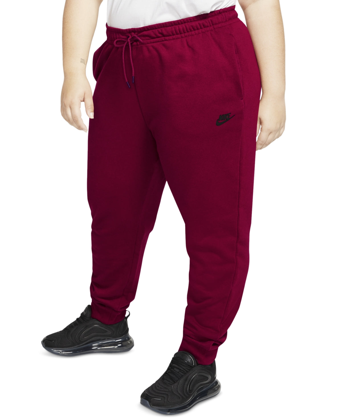 Nike Women's Essential Fleece Pants Red Size 2X