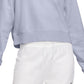 Nike Women's Easy Fleece Crewneck Top Blue Size Large