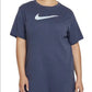 Nike Women's Sportswear Femme Dress Blue Size 1X