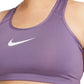 Nike Women's Dri Fit Medium Support Sports Bra Purple Size 1X