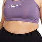 Nike Women's Dri Fit Medium Support Sports Bra Purple Size 1X
