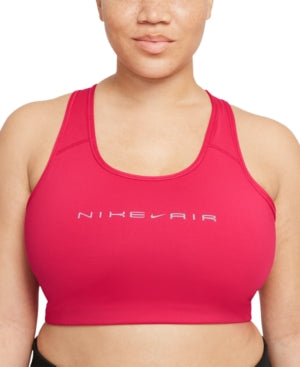 Nike Women's Swoosh Sports Bra Red Size 2X