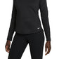 Nike Women's Therma Fit Long Sleeve Shirt Black Size Medium
