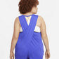Nike Women's Yoga Dri Fit Crossback Tank Blue Size X-Large