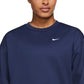 Nike Women's Therma-fit Fleece Training Top - Midnight Navy Size XL