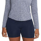 Nike Women's Plus Dri FIT One Standard Fit Top Blue Size 3X