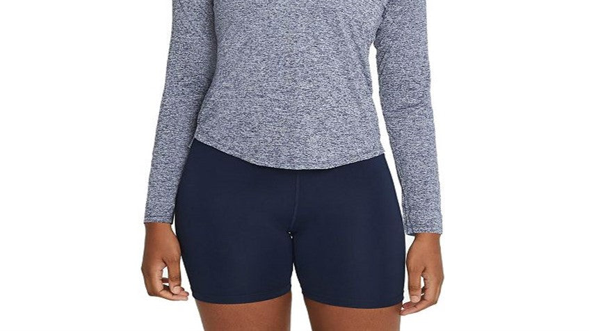 Nike Women's Plus Dri FIT One Standard Fit Top Blue Size 3X