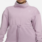 Nike Women's Plus Dri FIT Get Fit Pullover Training Top Purple Size 1X