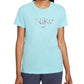 Nike Women's Cotton Graphic T-Shirt Blue Size 1X