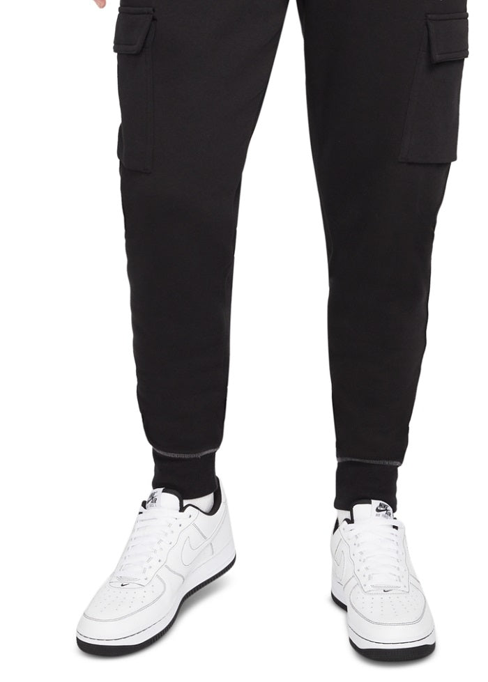 Nike Men's Just Do It Fleece Cargo Pants Black Size Medium