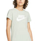 Nike Women's Sportswear Cotton Logo T-Shirt Black Size X-Small
