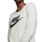 Nike Women's Essential Cotton Logo Top White Size Large
