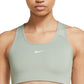 Nike Women's Swoosh Dri Fit Racerback Sports Bra Green Size X-Small