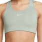 Nike Women's Swoosh Dri Fit Racerback Sports Bra Green Size X-Small