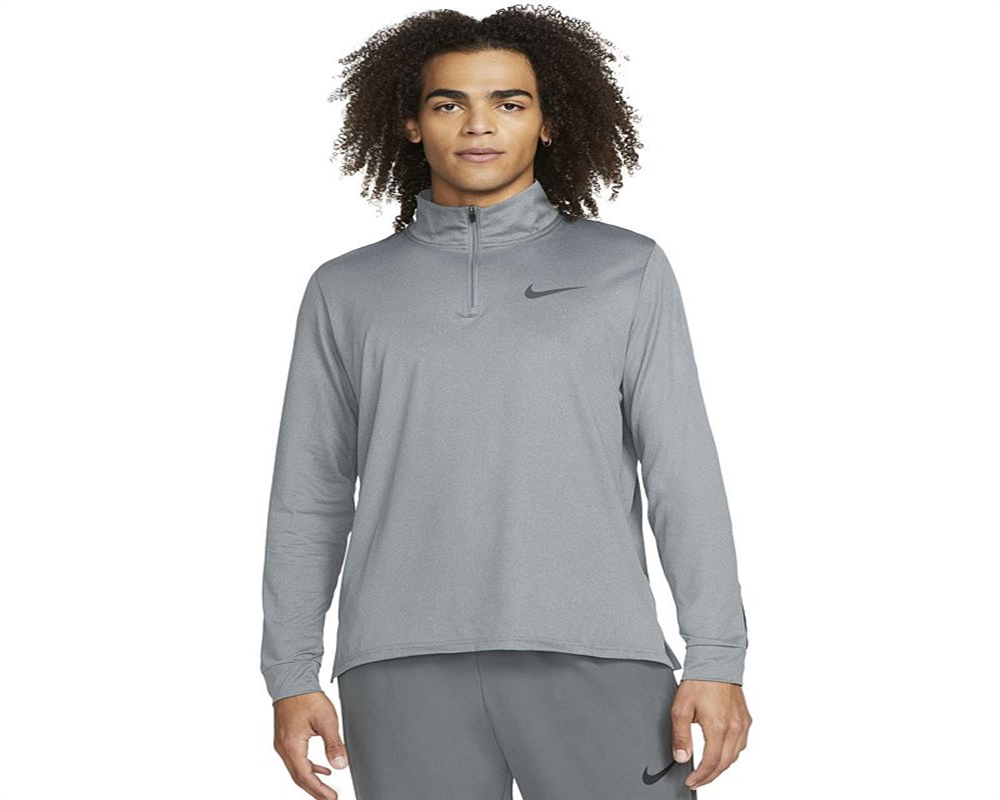 Nike Men's Hyperdry 1/4 Zip Long Sleeve Top Black Size Medium