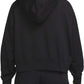 Nike Sportswear Oversize Cotton Jersey Hoodie in Black/White Size XS