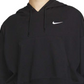 Nike Sportswear Oversize Cotton Jersey Hoodie in Black/White Size XS